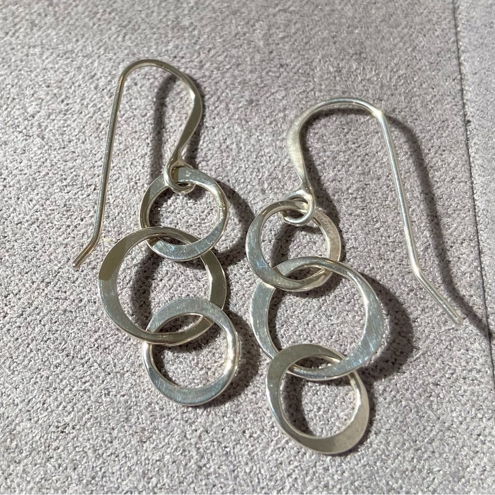 James Russell Sterling Silver Earrings